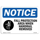 Fall Protection Area When Handrail