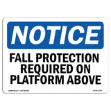 Fall Protection Required On Platform Above