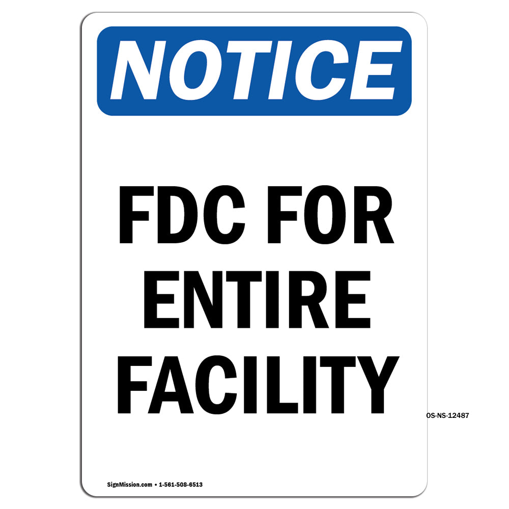 FDC For Entire Facility