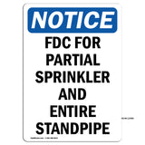 FDC For Partial Sprinkler And Entire Standpipe