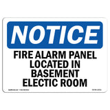 Fire Alarm Panel Located In Basement Electric Room