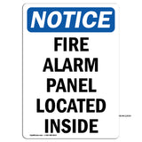 Fire Alarm Panel Located Inside