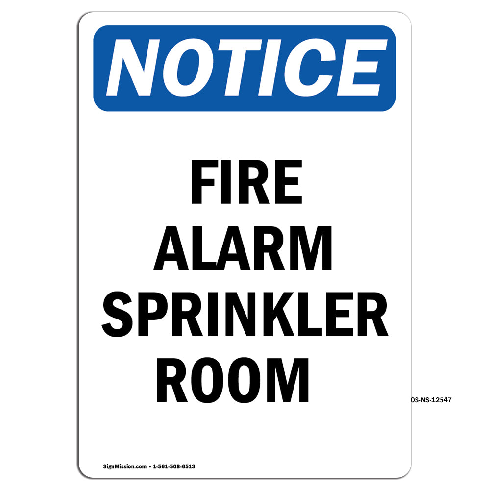 Fire Alarm Sprinkler Room