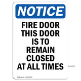 Fire Door This Door Is To Remain Closed
