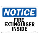 Fire Extinguisher Inside Sign