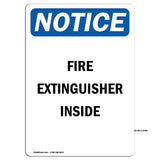 Fire Extinguisher Inside Sign