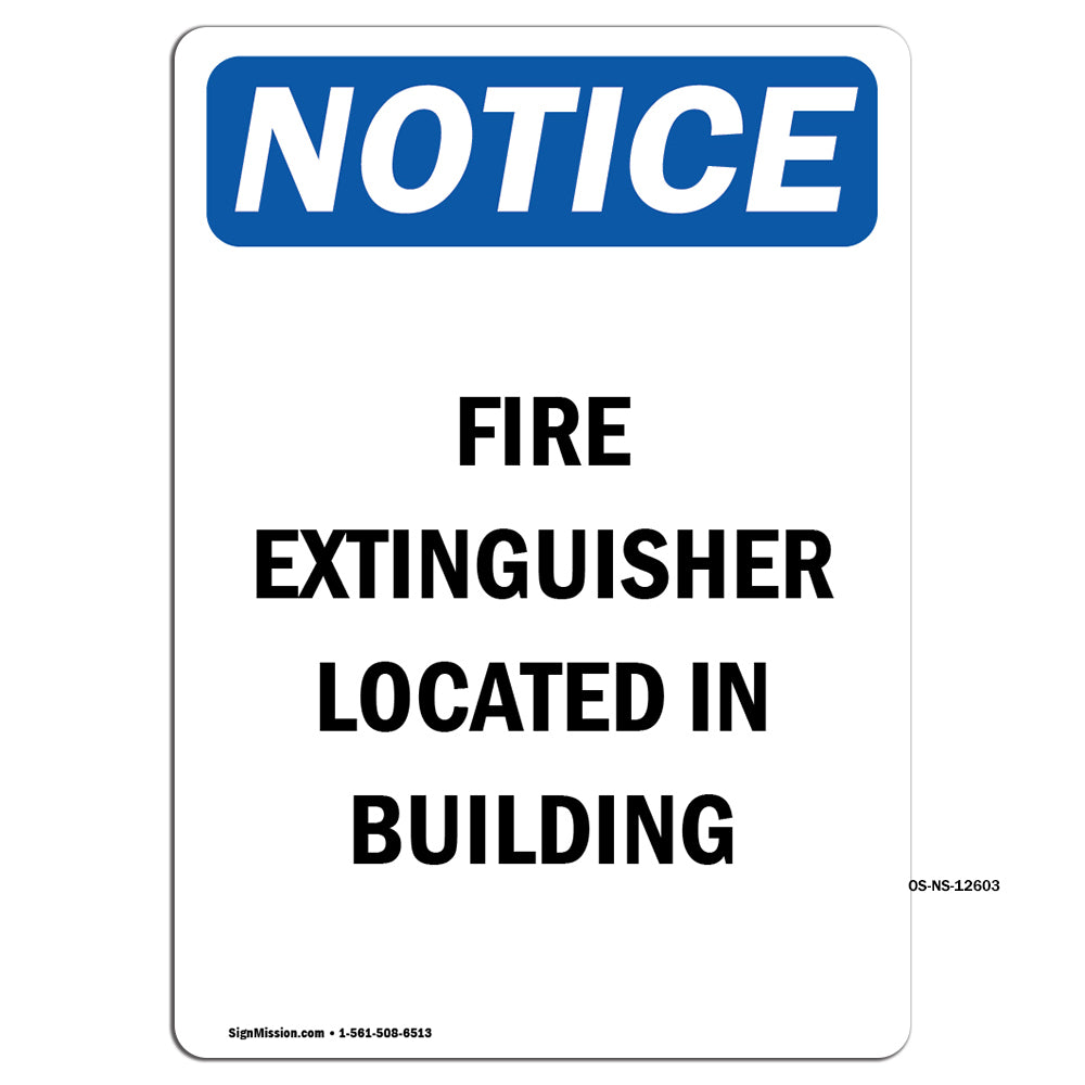 Fire Extinguisher Located In Building
