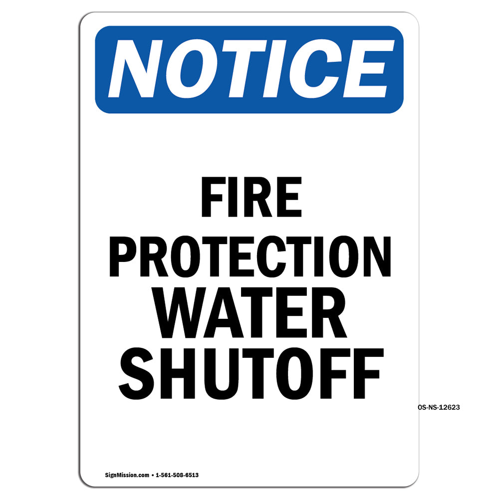 Fire Protection Water Shutoff