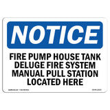 Fire Pump House Tank Deluge Fire