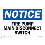 Fire Pump Main Disconnect Switch