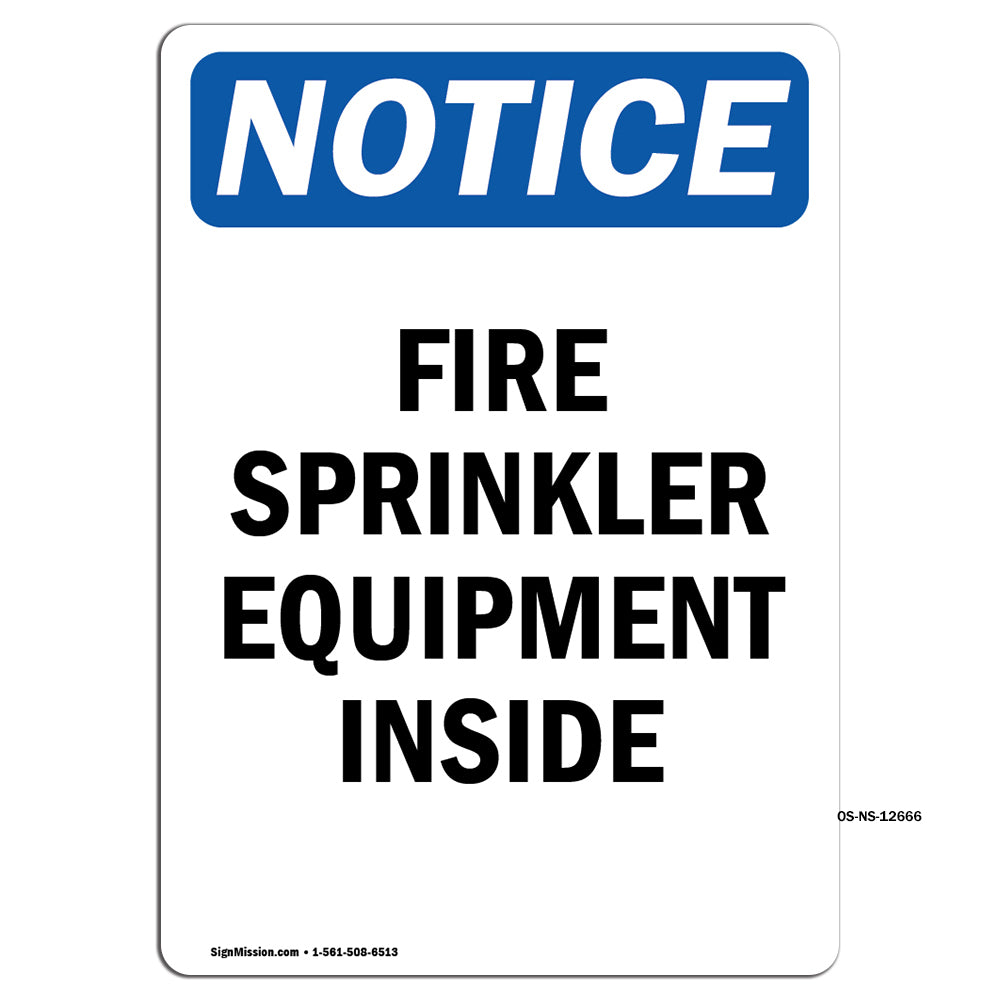Fire Sprinkler Equipment Inside
