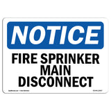Fire Sprinkler Main Disconnect