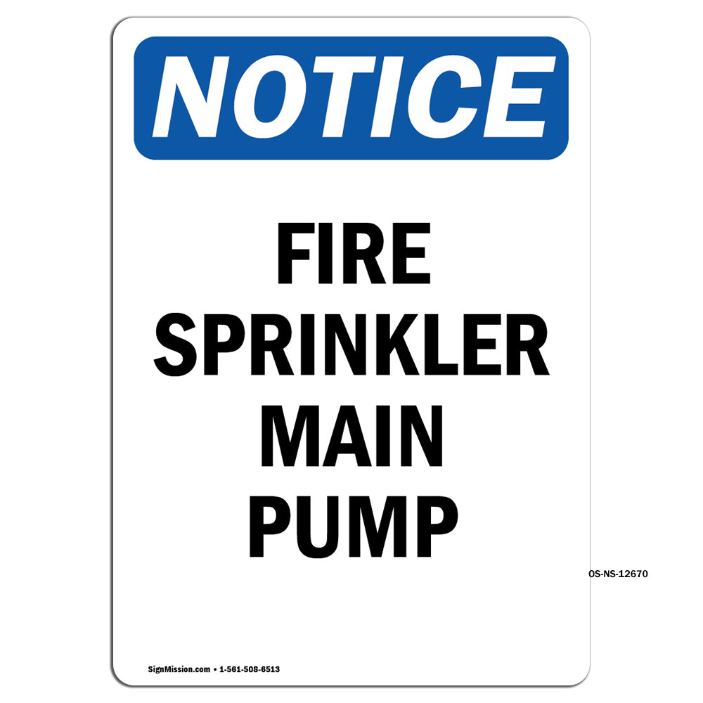 Fire Sprinkler Main Pump
