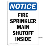 Fire Sprinkler Main Shutoff Inside