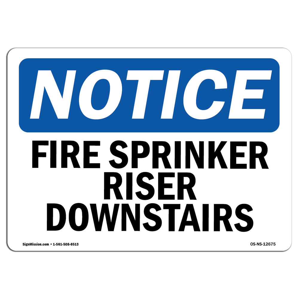 Fire Sprinkler Riser Downstairs