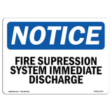 Fire Suppression System Immediate Discharge