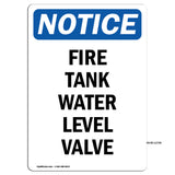 Fire Tank Water Level Valve
