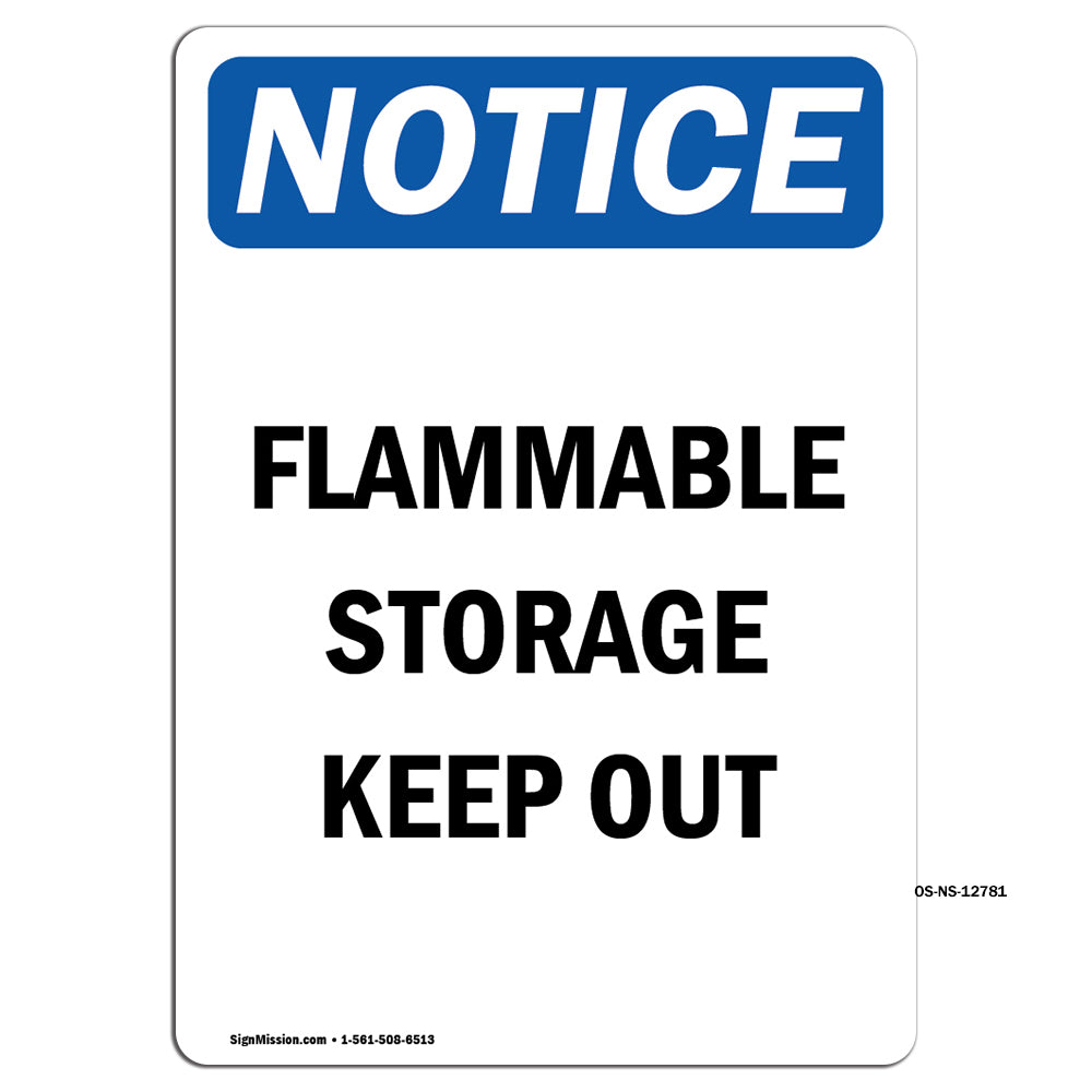 Flammable Storage Keep Out