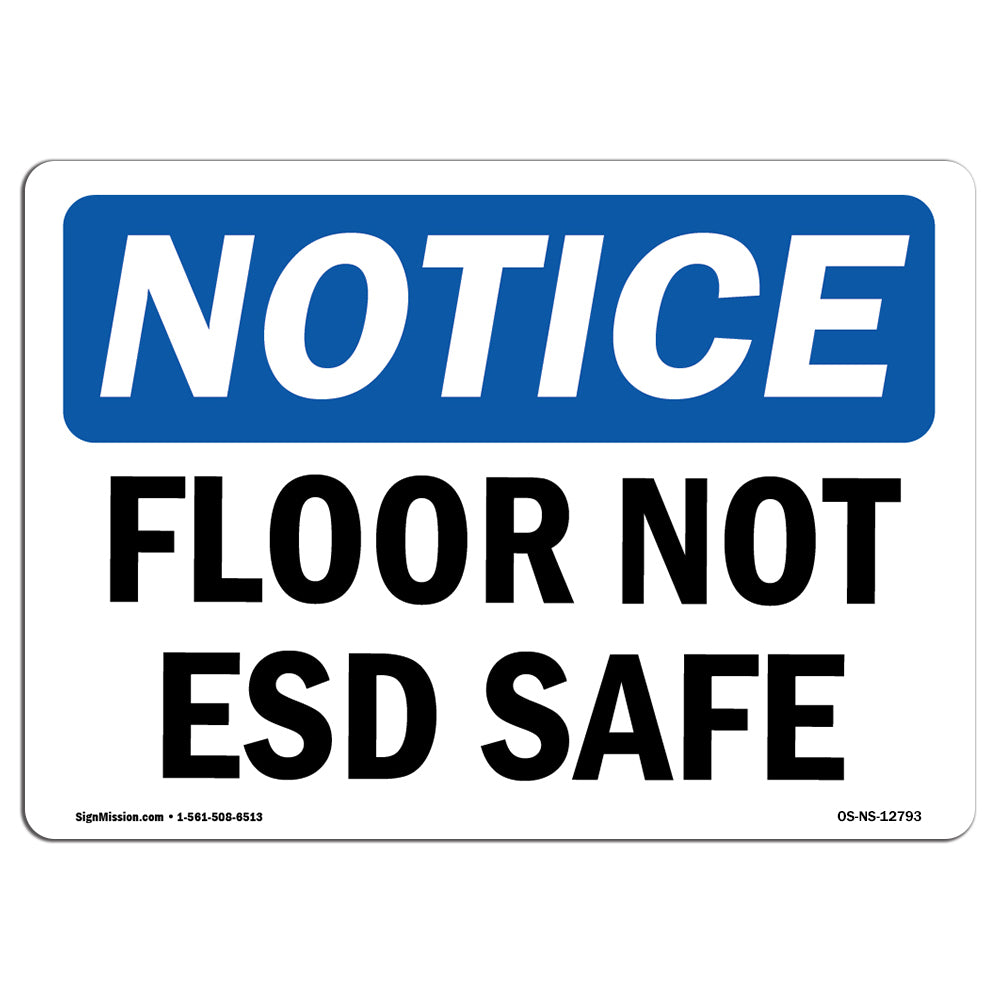 Floor Not ESD Safe
