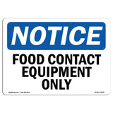 Food Contact Equipment Only