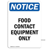 Food Contact Equipment Only
