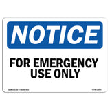 For Emergency Use Only