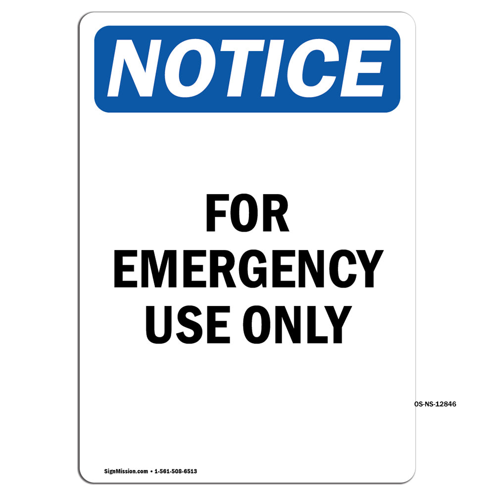 For Emergency Use Only