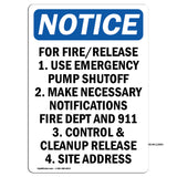 For Fire Release 1. Use Emergency Pump Shut