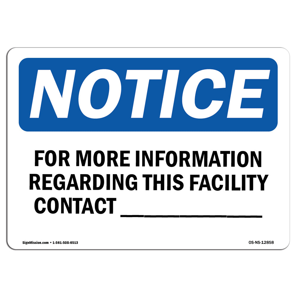 For More Information Regarding