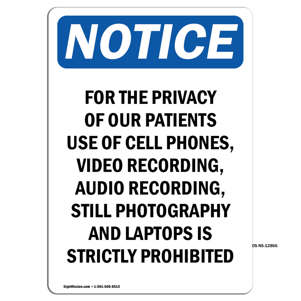 For The Privacy Of Our Patients