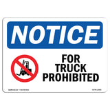 Fork Trucks Prohibited
