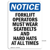 Forklift Operators Must Wear Seatbelts And