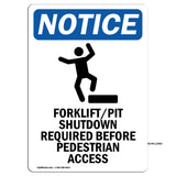 Forklift Pit Shutdown Required