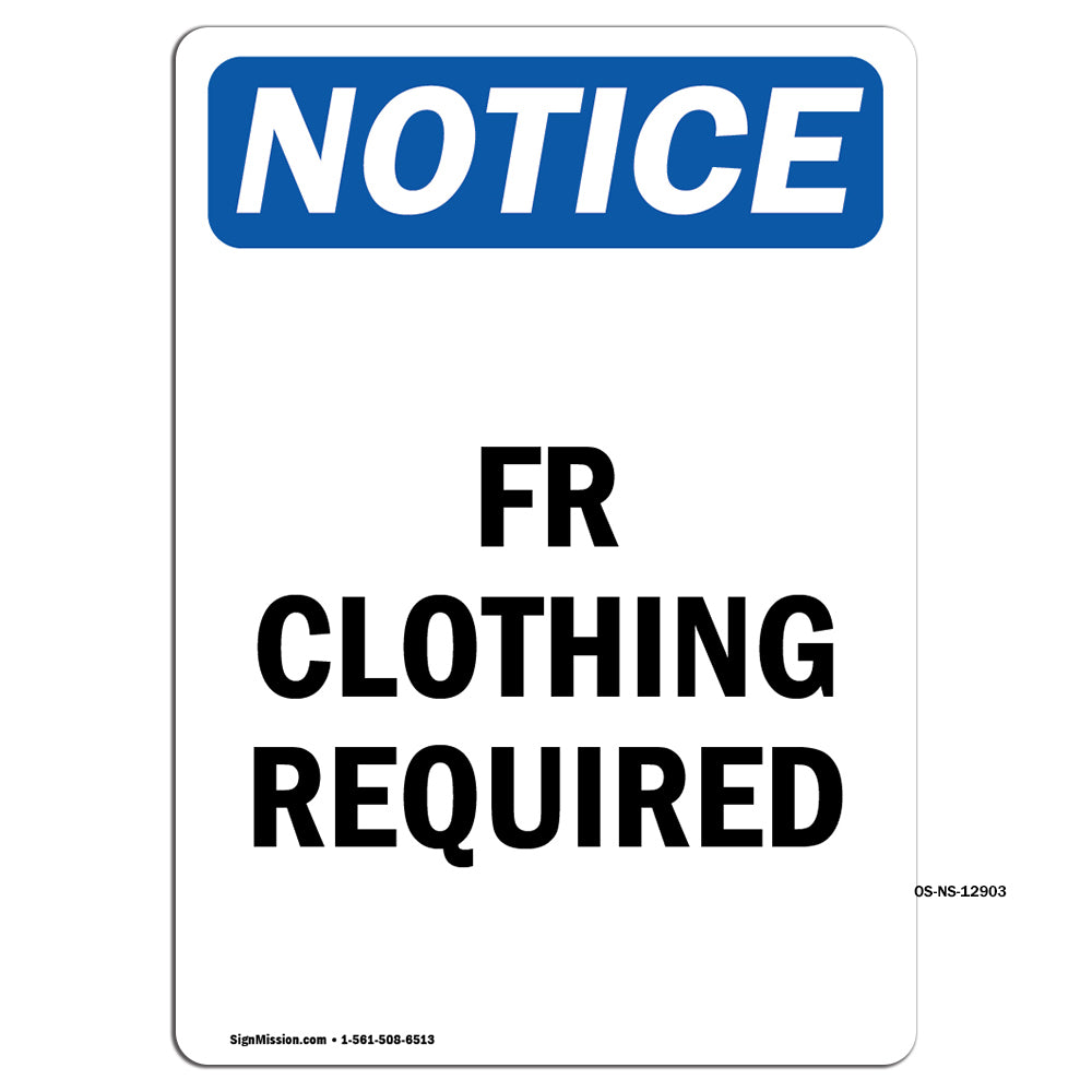 Fr Clothing Required