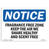 Fragrance Free Zone Keep The Air