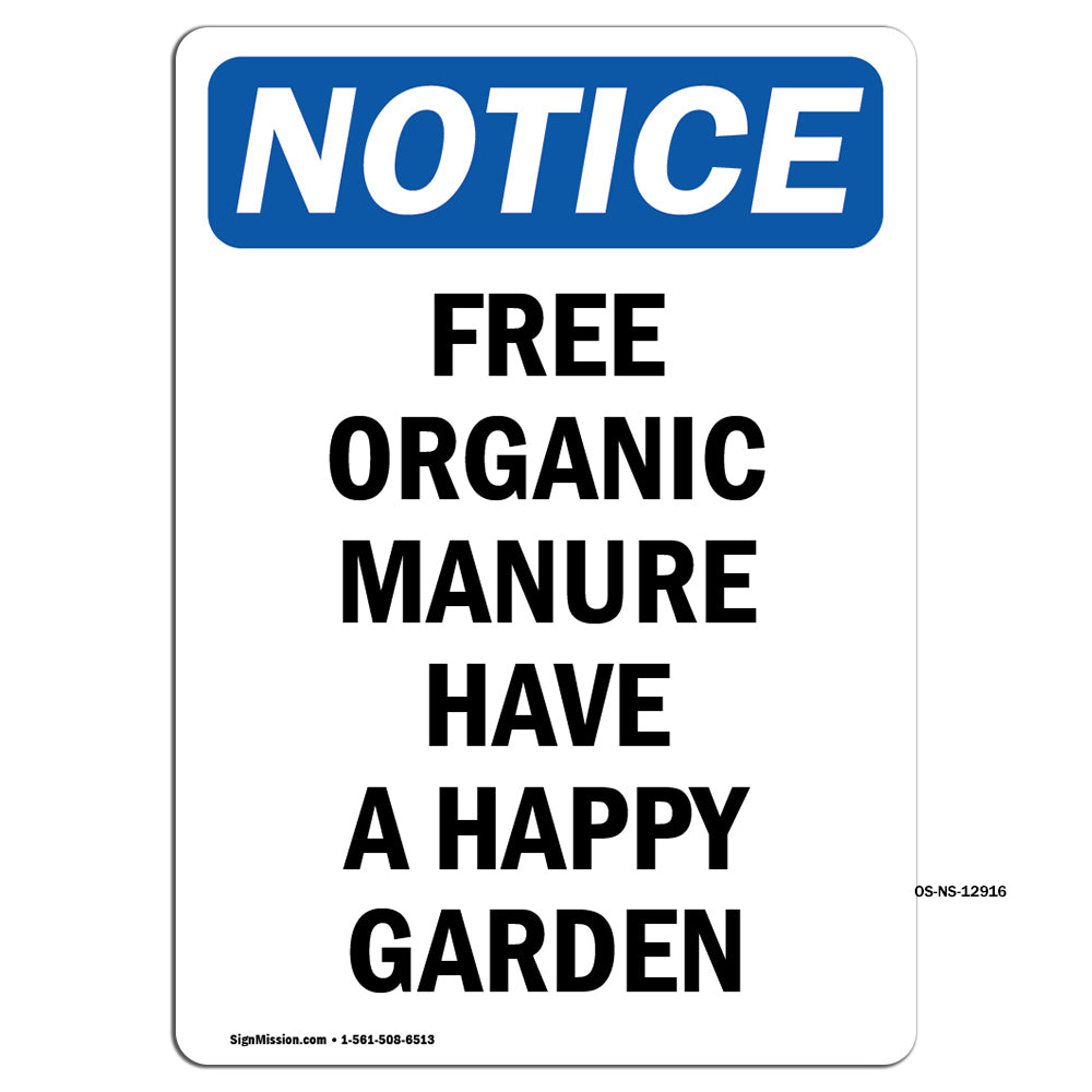 Free Organic Manure Have A Happy Garden
