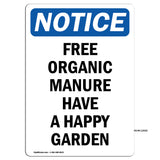 Free Organic Manure Have A Happy Garden