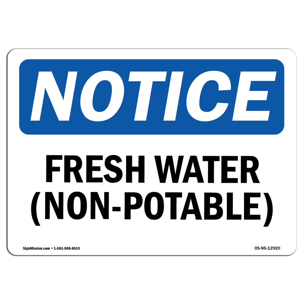 Fresh Water (Non-Potable)