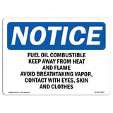 Fuel Oil Combustible Keep Away From Heat