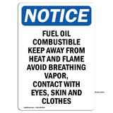 Fuel Oil Combustible Keep Away From Heat