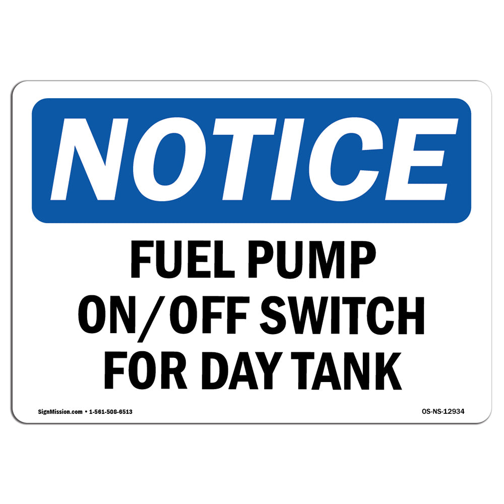 Fuel Pump On Off Switch For Day Tank