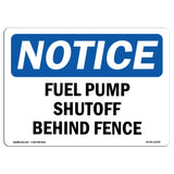 Fuel Pump Shutoff Behind Fence