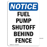 Fuel Pump Shutoff Behind Fence