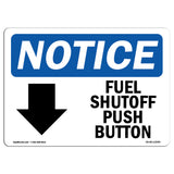 Fuel Shutoff Push Button [Down Arrow]
