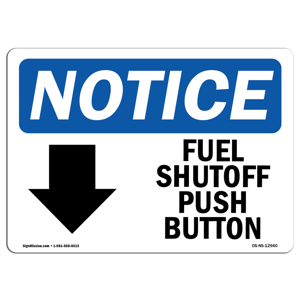 Fuel Shutoff Push Button [Down Arrow]