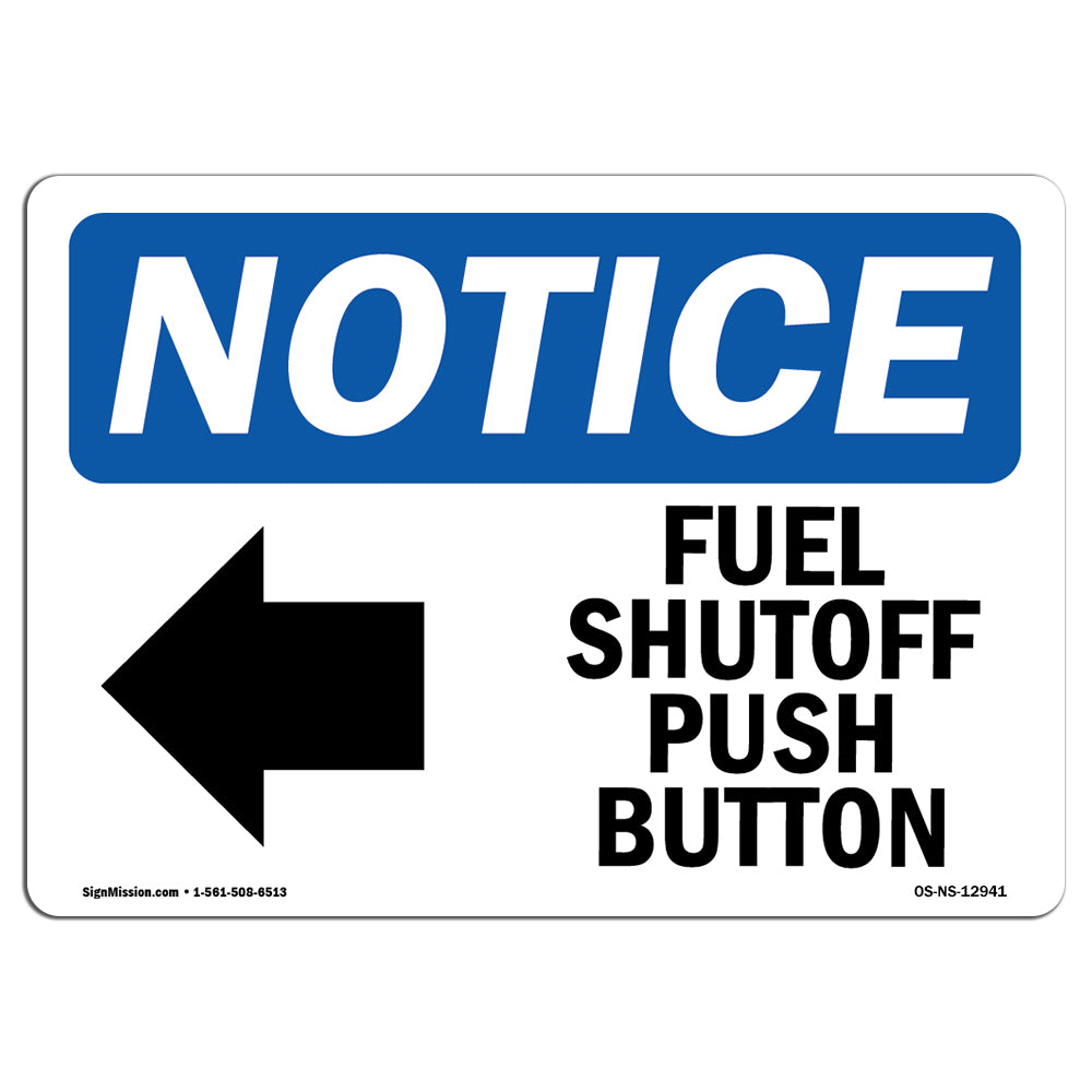 Fuel Shutoff Push Button [Left Arrow]