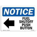 Fuel Shutoff Push Button [Left Arrow]