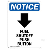 Fuel Shutoff Push Button [Down Arrow]