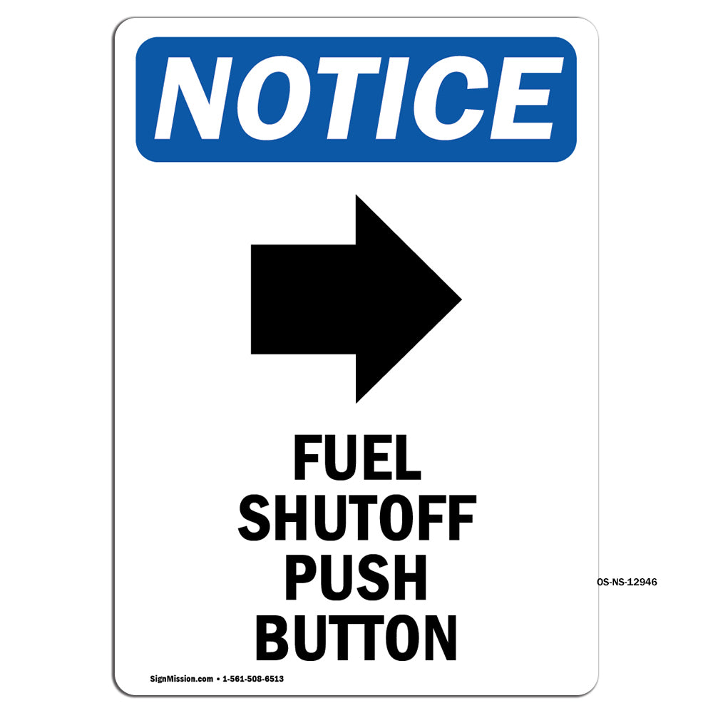 Fuel Shutoff Push Button [Right Arrow]