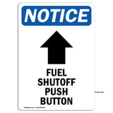 Fuel Shutoff Push Button [Up Arrow]